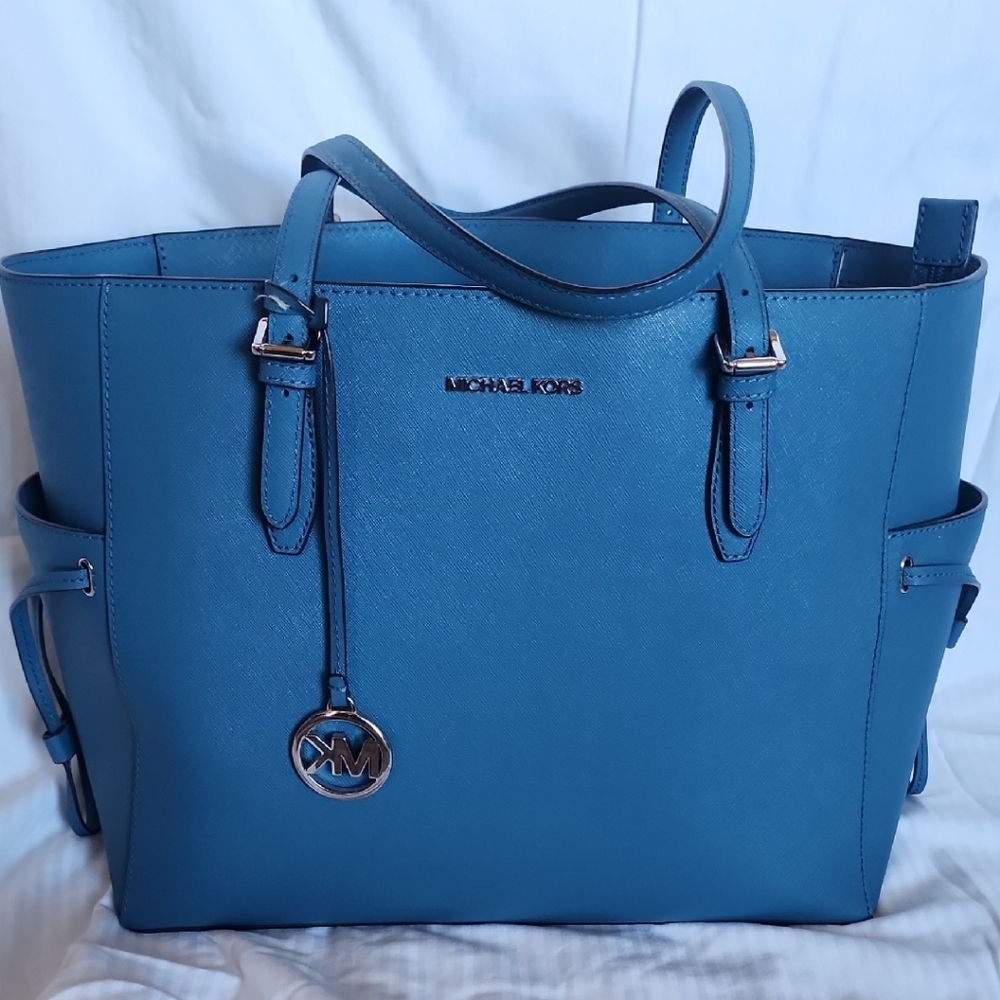 Michael Kors Blue Tote Bag